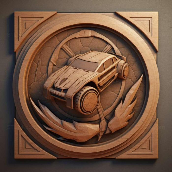 Games (Rocket League 3, GAMES_23459) 3D models for cnc